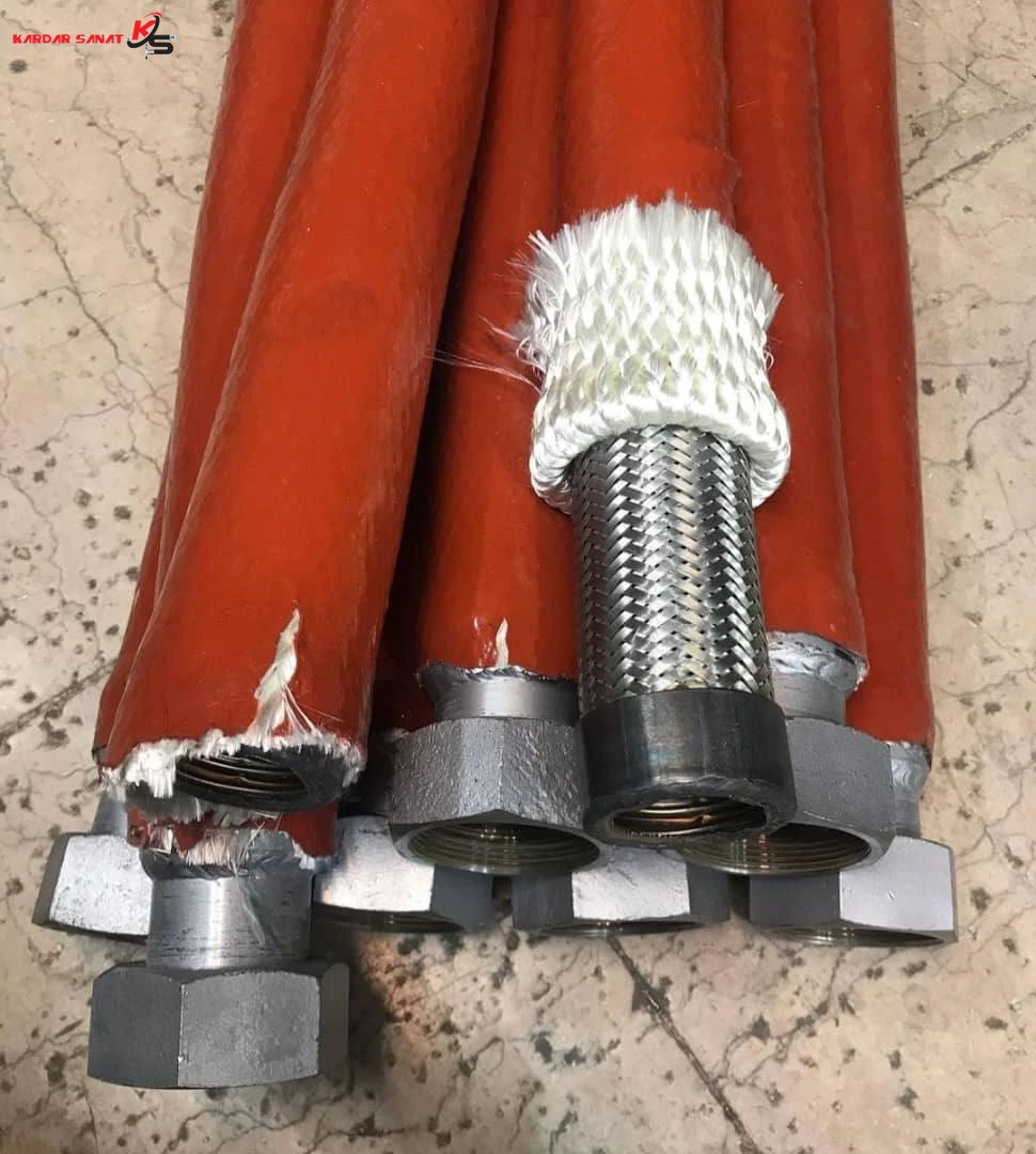 روکش نسوز شیلنگ خرطومی استیل چگونه ساخته می شود؟